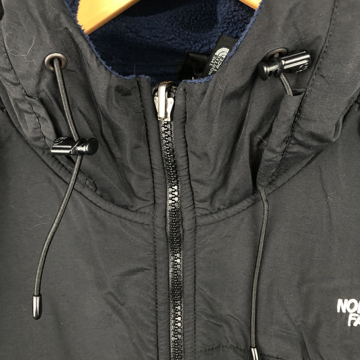 THE NORTH FACE Denali Hoodie Nylon x Fleece Parka Men's XL polyester black type Vintage Second Hand