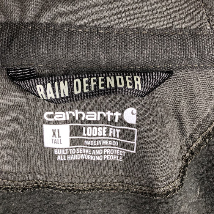 Carhartt Loose Fit Sweat Full Zip Hoodie, Men's XL cotton Green type dark green Vintage Second Hand