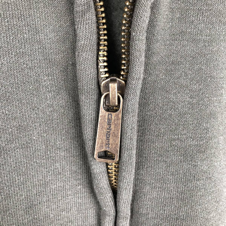 Carhartt Loose Fit Sweat Full Zip Hoodie, Men's XL cotton Green type dark green Vintage Second Hand