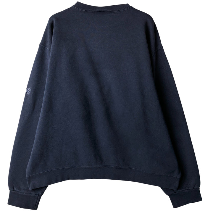 2000s~ Nike Golf Plain Blank Sweatshirt, Made in USA, Men's Size XL cotton navy blue type Vintage Second Hand
