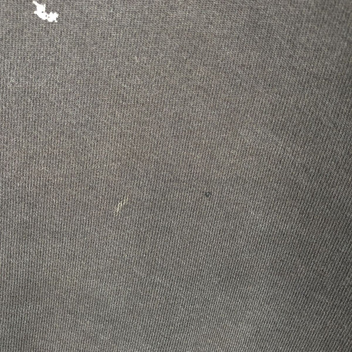 90'S Nike One Point Logo Sweatshirt Trainer Made in USA Men's L Size Vintage cotton black type Vintage Second Hand