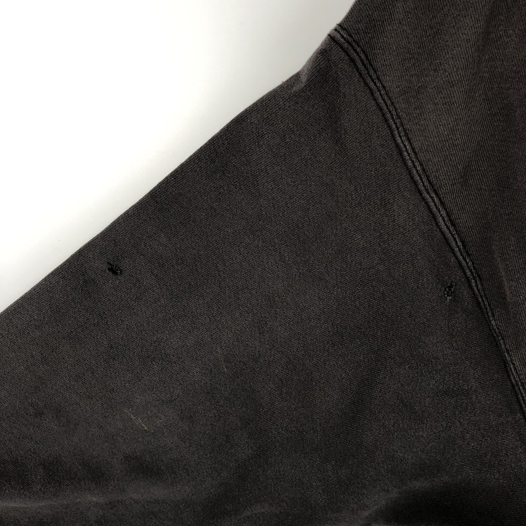 90'S Nike One Point Logo Sweatshirt Trainer Made in USA Men's L Size Vintage cotton black type Vintage Second Hand