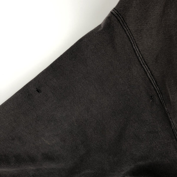 90'S Nike One Point Logo Sweatshirt Trainer Made in USA Men's L Size Vintage cotton black type Vintage Second Hand
