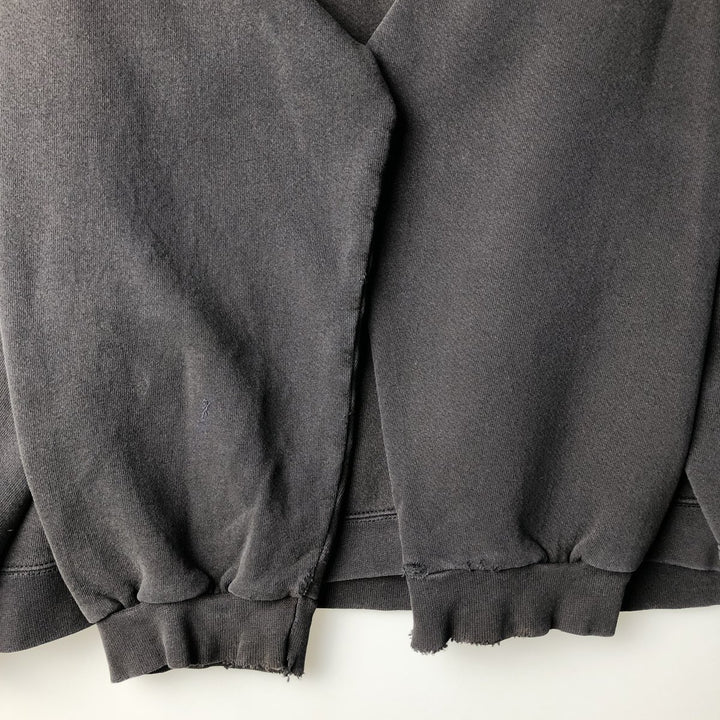 Vintage 90'S Nike One-Point Logo Sweatshirt, Made in USA, Men's XXL cotton Charcoal Vintage Second Hand