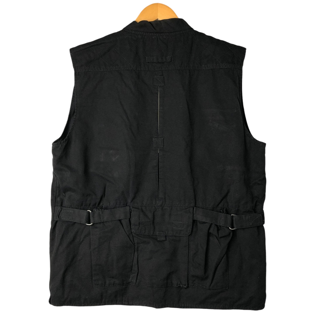 WOOLRICH ELITE SERIES TACTICAL Fishing Vest, Men's Size M cotton black type Vintage Second Hand