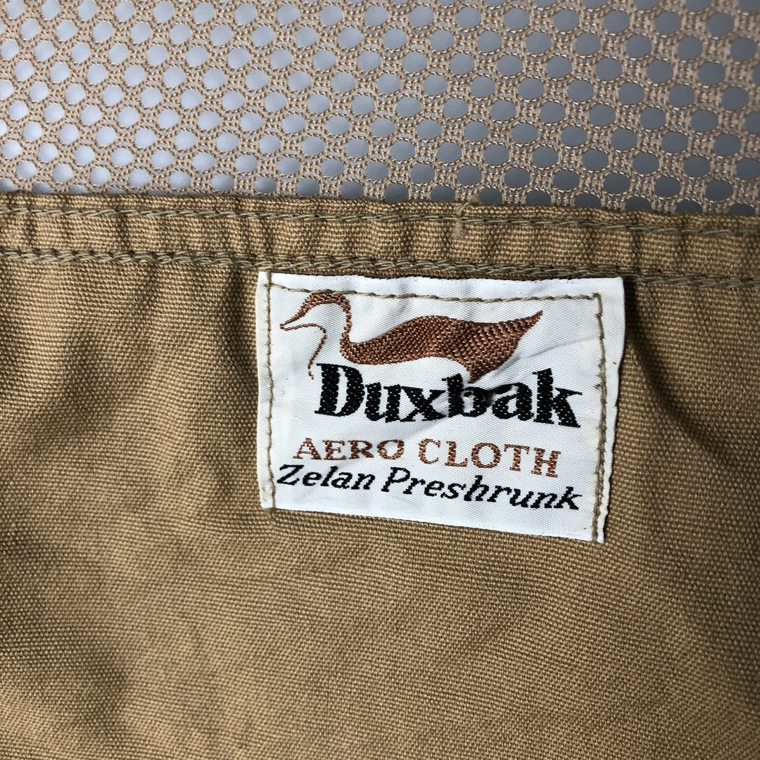 Vintage 1970'S Duxbak hunting vest, size S, men's unclear beige type brown Vintage Second Hand