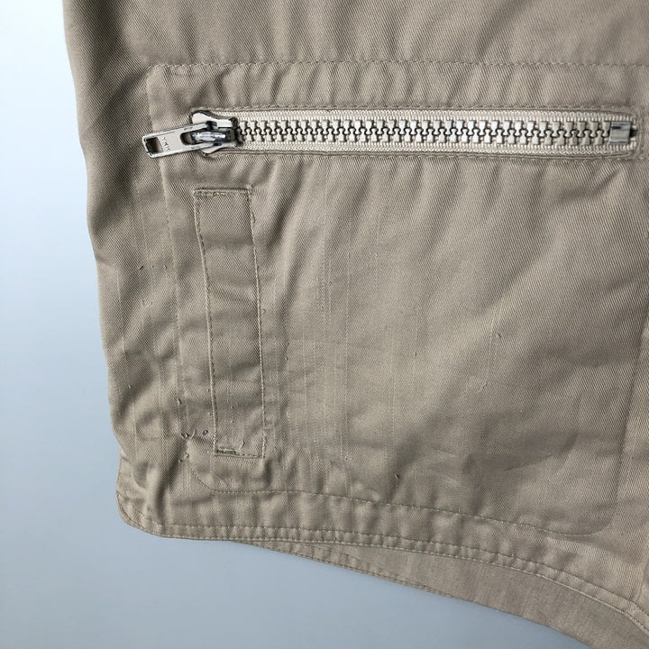 80'S Banana Republic Safari Vest Men's Size L Vintage polyester Beige type Vintage Second Hand