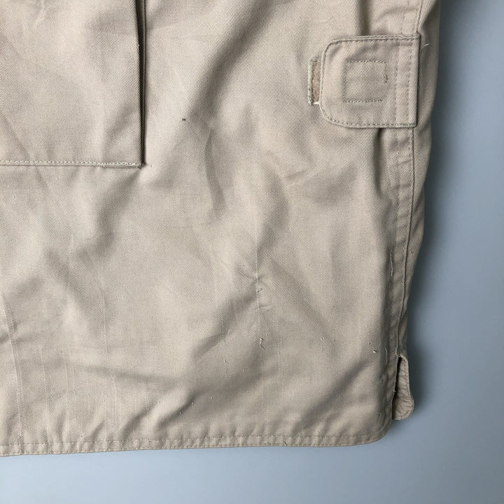 80'S Banana Republic Safari Vest Men's Size L Vintage polyester Beige type Vintage Second Hand