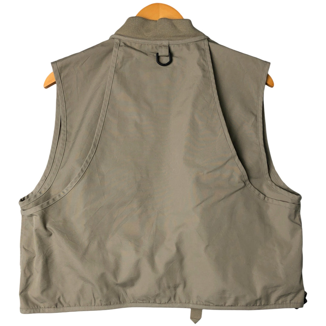 90s-00'S Vintage Cabela's Fishing Vest, Women's Size Medium cotton Beige type Vintage Second Hand