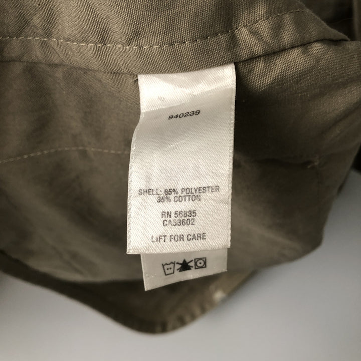 90s-00'S Vintage Cabela's Fishing Vest, Men's Size L polyester Khaki type sage green Vintage Second Hand