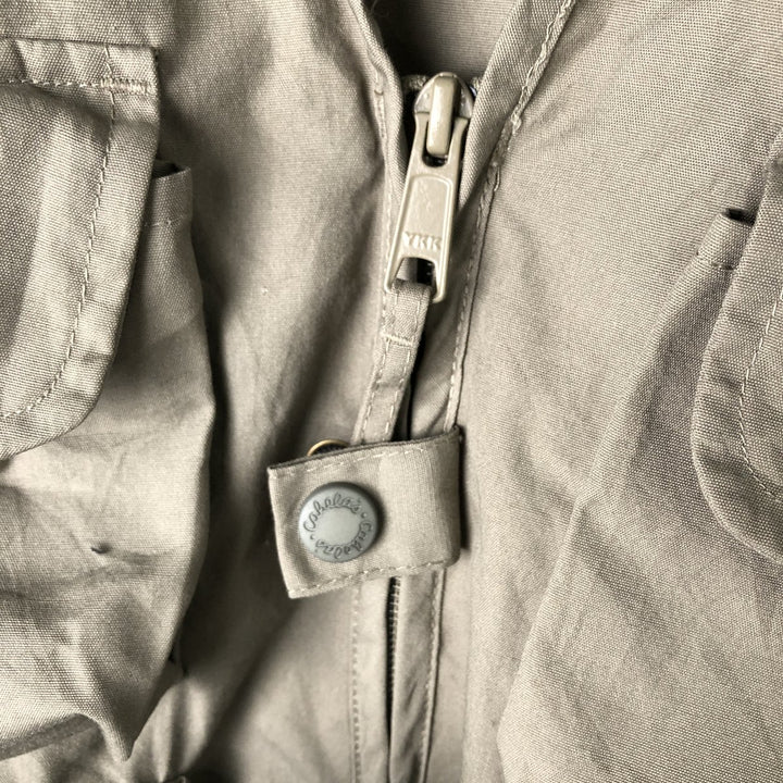 90s-00'S Vintage Cabela's Fishing Vest, Men's Size L polyester Khaki type sage green Vintage Second Hand