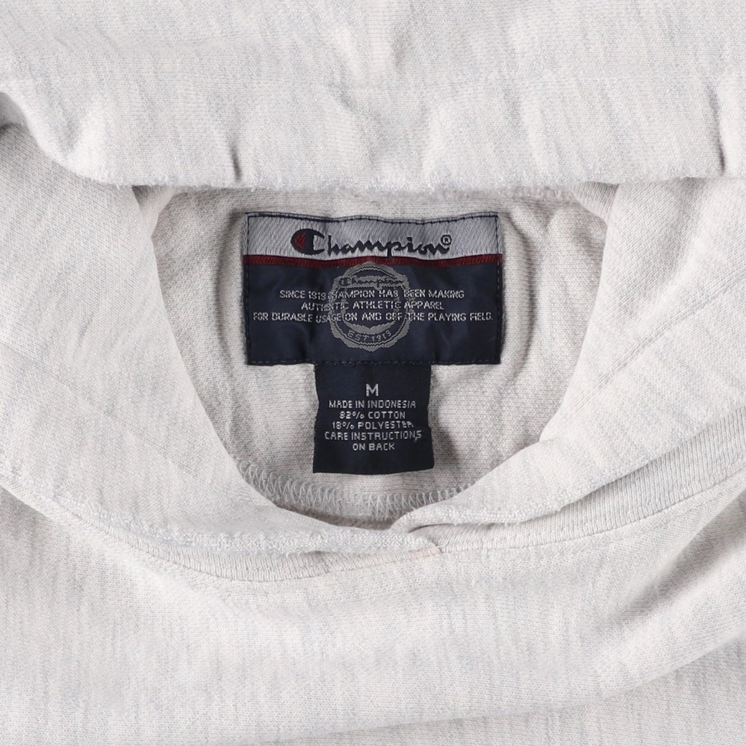 2000'S Champion College Sweatshirt Pullover Hoodie, Men's Size M cotton gray type Vintage Second Hand