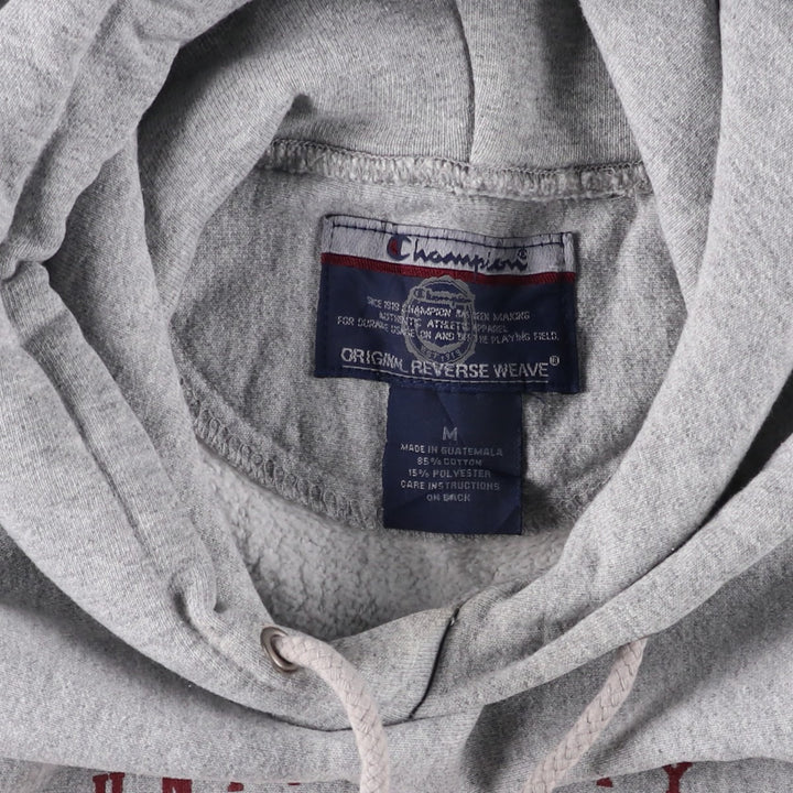 00'S Champion Original Reverse Weave College Sweat Pullover Hoodie Men's M cotton gray type Vintage Second Hand