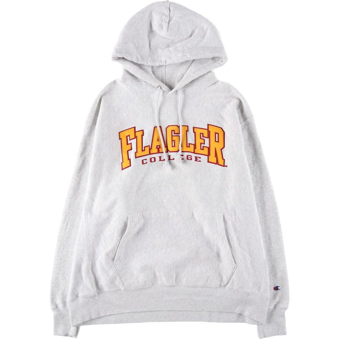Champion REVERSE WEAVE Reverse Weave College Sweat Pullover Hoodie Men's XL unclear gray type Vintage Second Hand