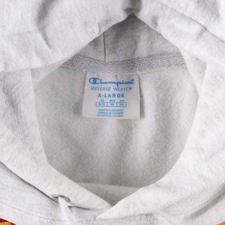 Champion REVERSE WEAVE Reverse Weave College Sweat Pullover Hoodie Men's XL unclear gray type Vintage Second Hand