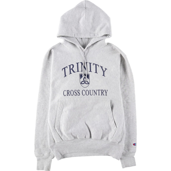 2000'S Champion Premium Reverse Weave College Pullover Hoodie, Men's Size Medium cotton gray type Vintage Second Hand