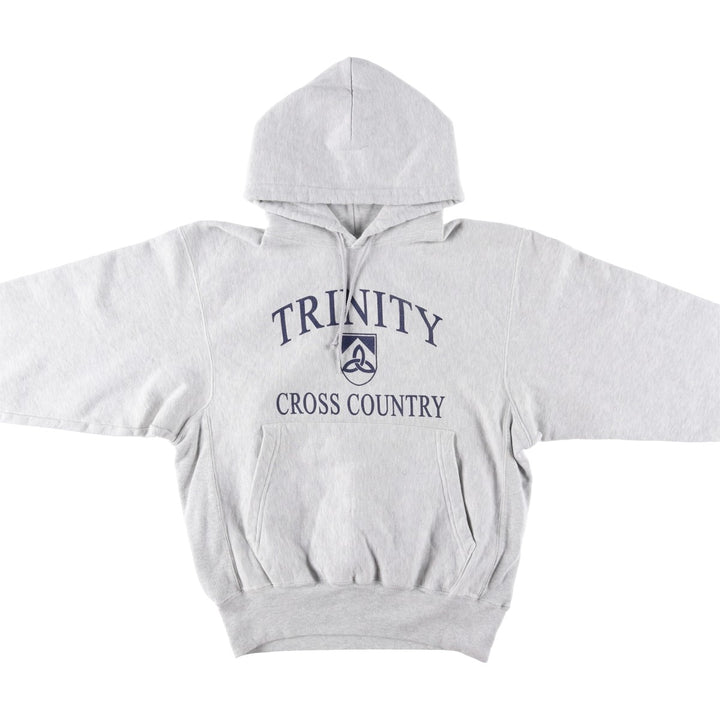 2000'S Champion Premium Reverse Weave College Pullover Hoodie, Men's Size Medium cotton gray type Vintage Second Hand