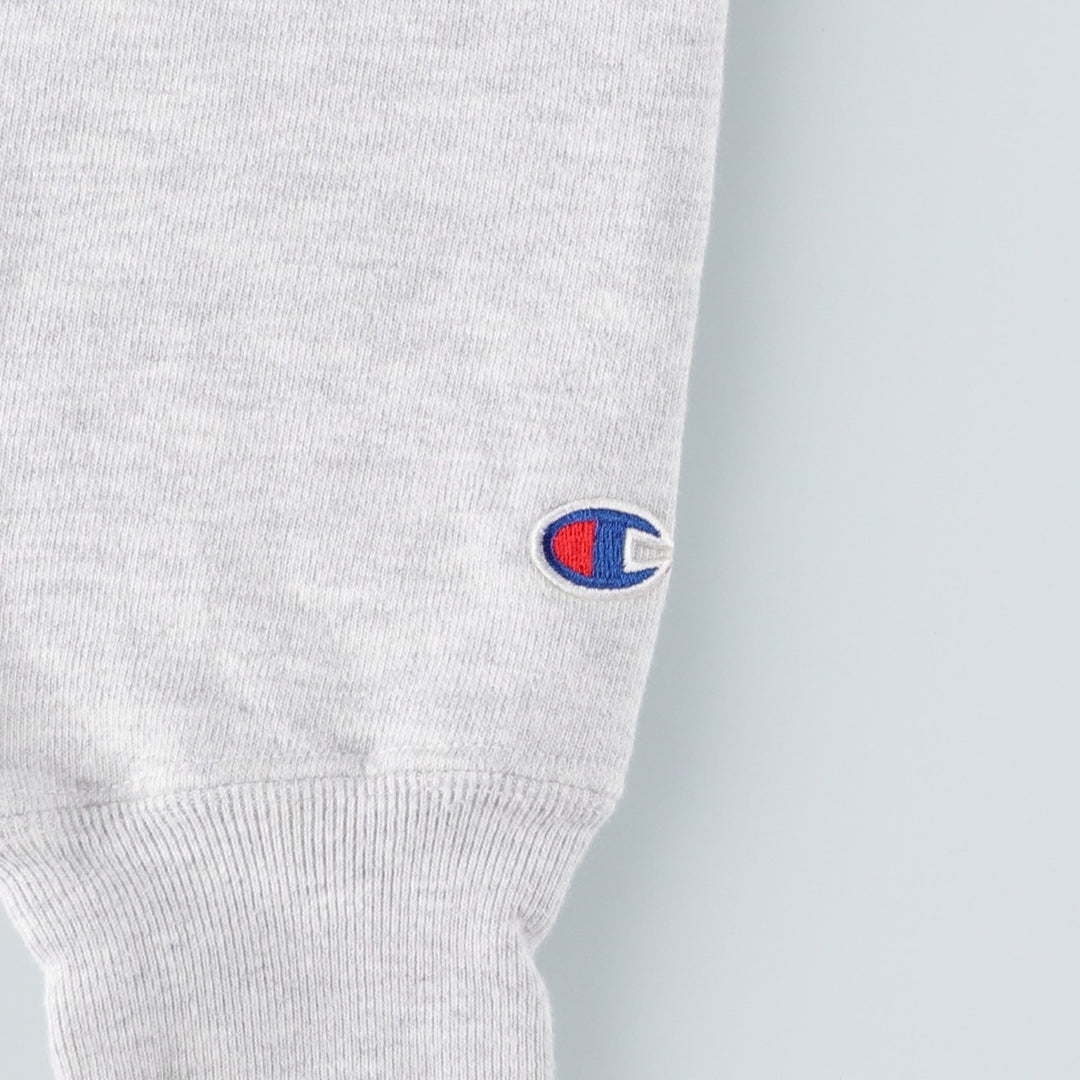 2000'S Champion Premium Reverse Weave College Pullover Hoodie, Men's Size Medium cotton gray type Vintage Second Hand