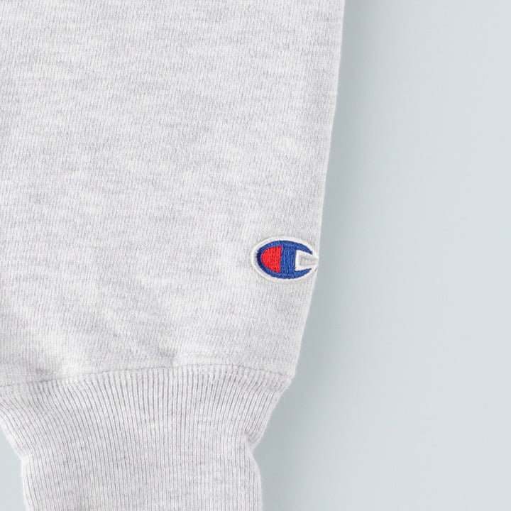 2000'S Champion Premium Reverse Weave College Pullover Hoodie, Men's Size Medium cotton gray type Vintage Second Hand