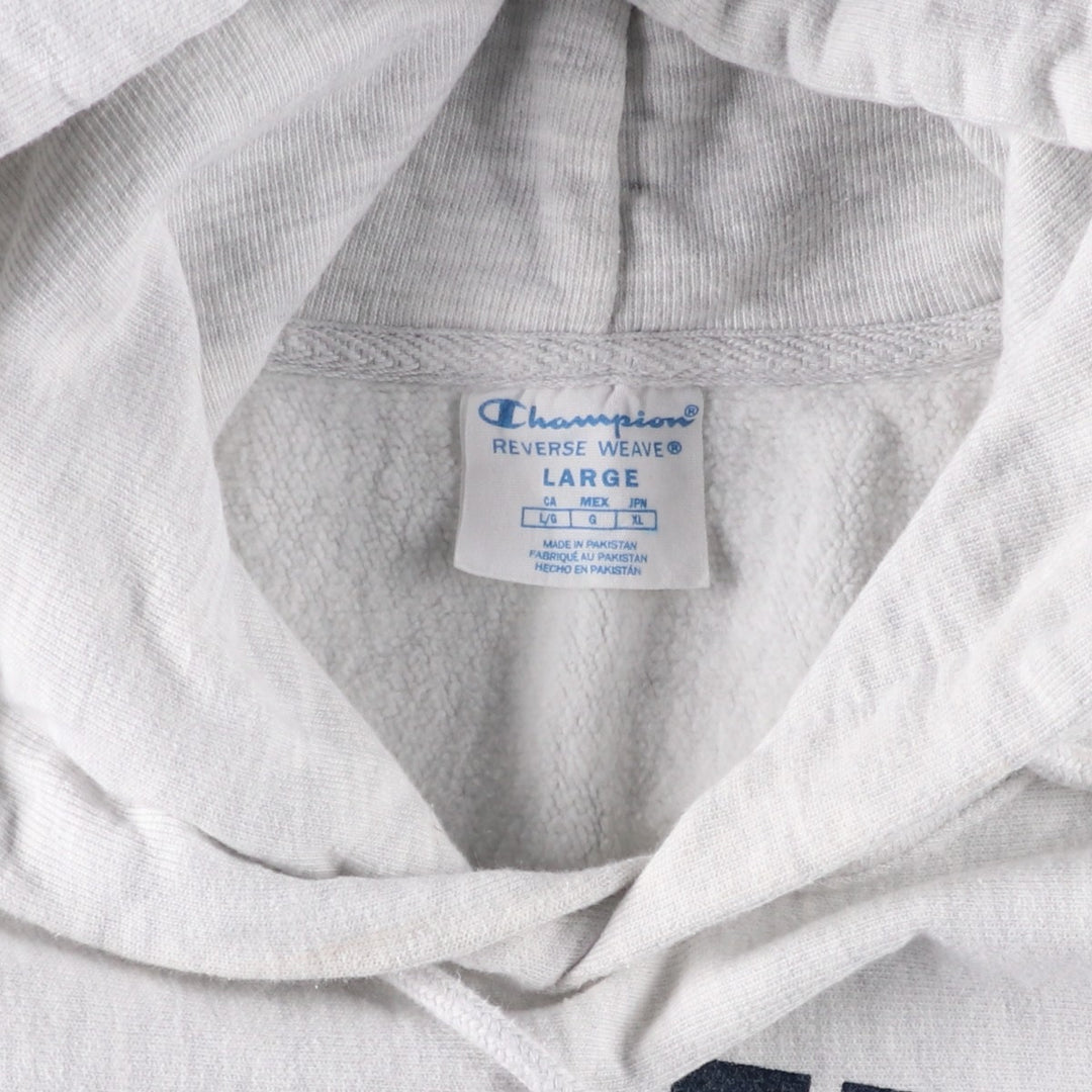 Champion USNAVY REVERSE WEAVE Reverse Weave College Pullover Hoodie, Men's Size L unclear gray type Vintage Second Hand