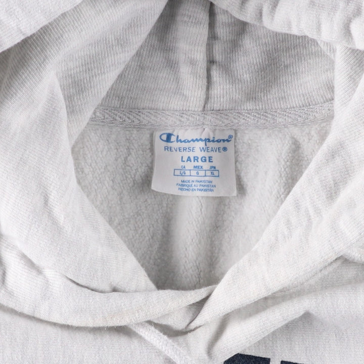Champion USNAVY REVERSE WEAVE Reverse Weave College Pullover Hoodie, Men's Size L unclear gray type Vintage Second Hand