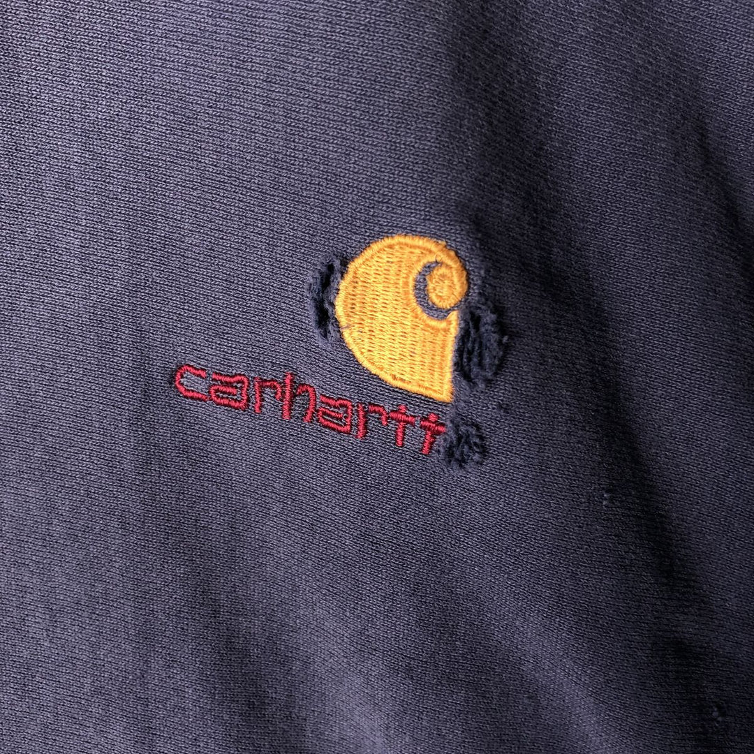 Carhartt rugged outdoor wear one-point logo sweatshirt, men's size M unclear Purple type blue-purple Vintage Second Hand