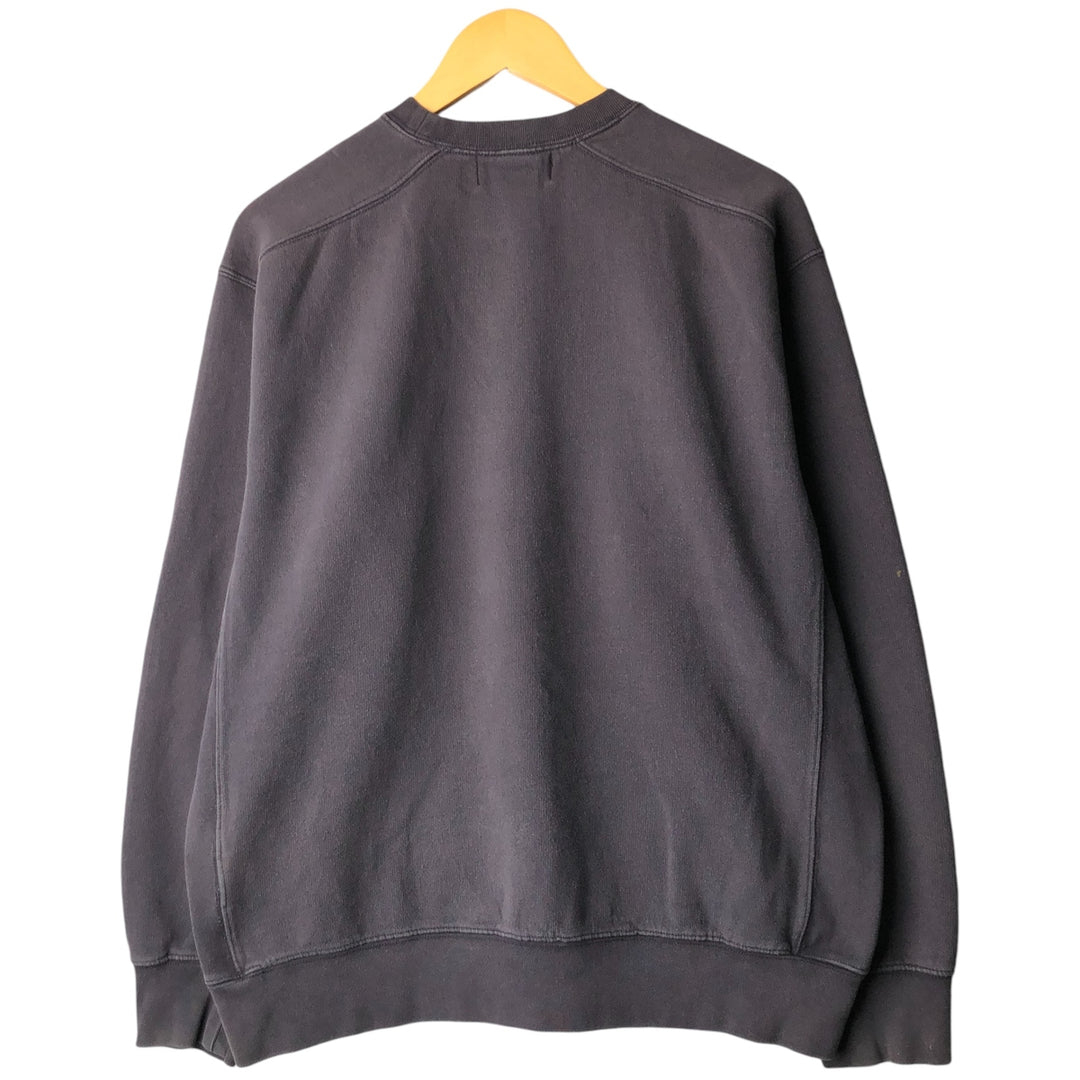 2000'S Eddie Bauer logo sweatshirt, men's size M cotton navy blue type Vintage Second Hand