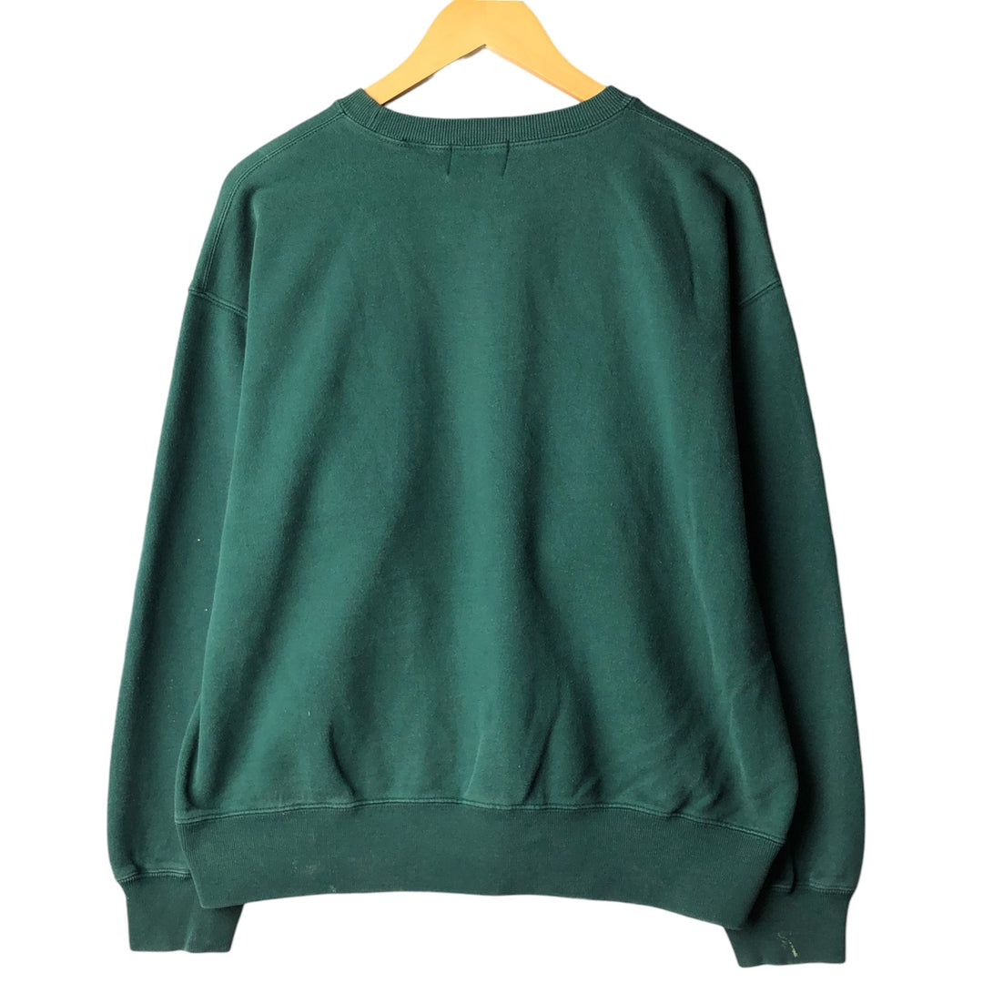 Vintage 90'S GAP ATHLETIC CLASSIC sweatshirt, men's size M. cotton Green type dark green Vintage Second Hand
