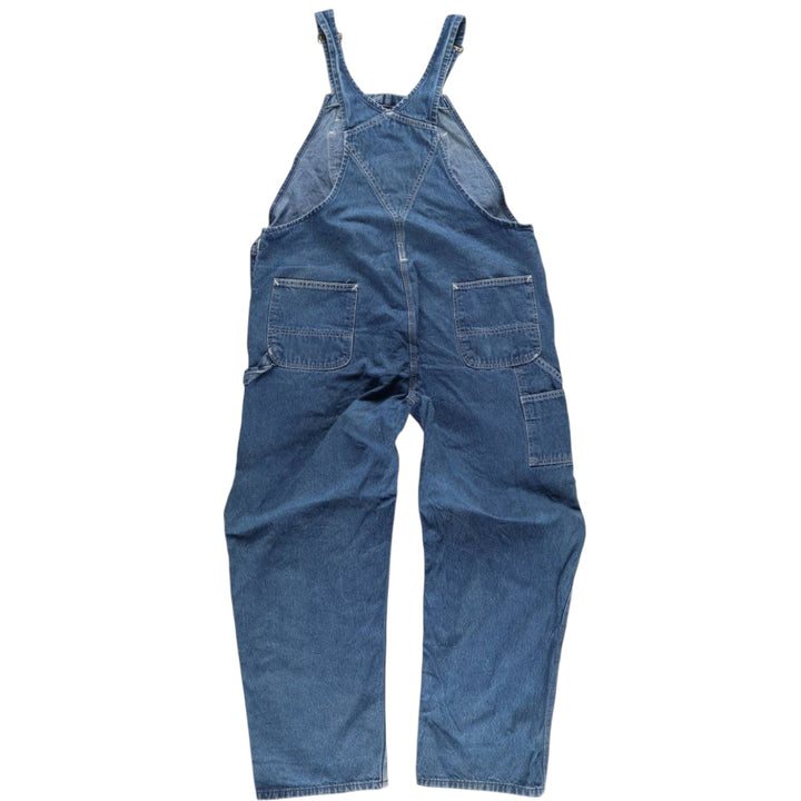Carhartt Men's Oversized Denim Overalls (Size W44) cotton blue type Vintage Second Hand