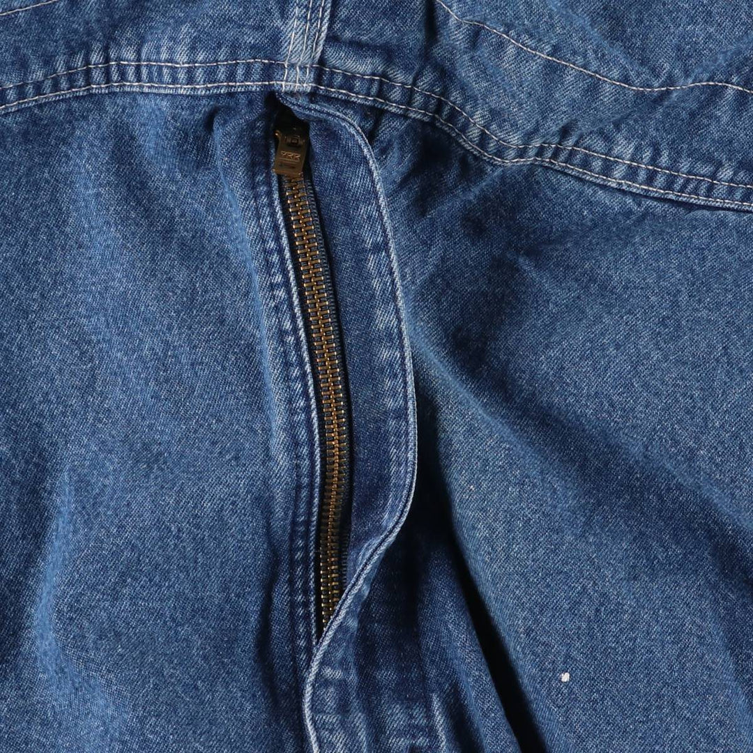 Carhartt Men's Oversized Denim Overalls (Size W44) cotton blue type Vintage Second Hand