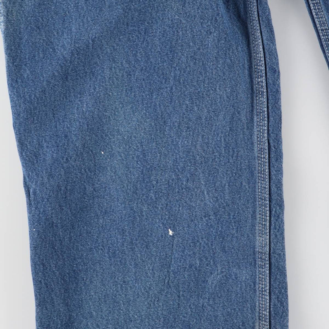 Carhartt Men's Oversized Denim Overalls (Size W44) cotton blue type Vintage Second Hand