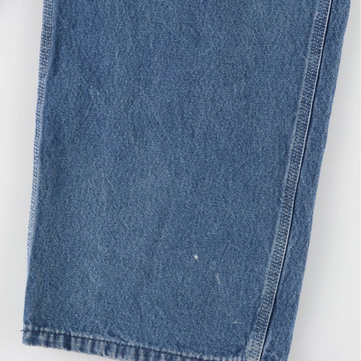 Carhartt Men's Oversized Denim Overalls (Size W44) cotton blue type Vintage Second Hand