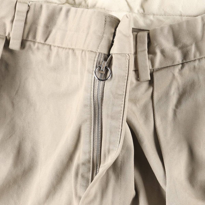 Ralph Lauren POLO by Ralph Lauren Two-pleat Chino Pants for Men, W34 equivalent cotton Beige type Vintage Second Hand