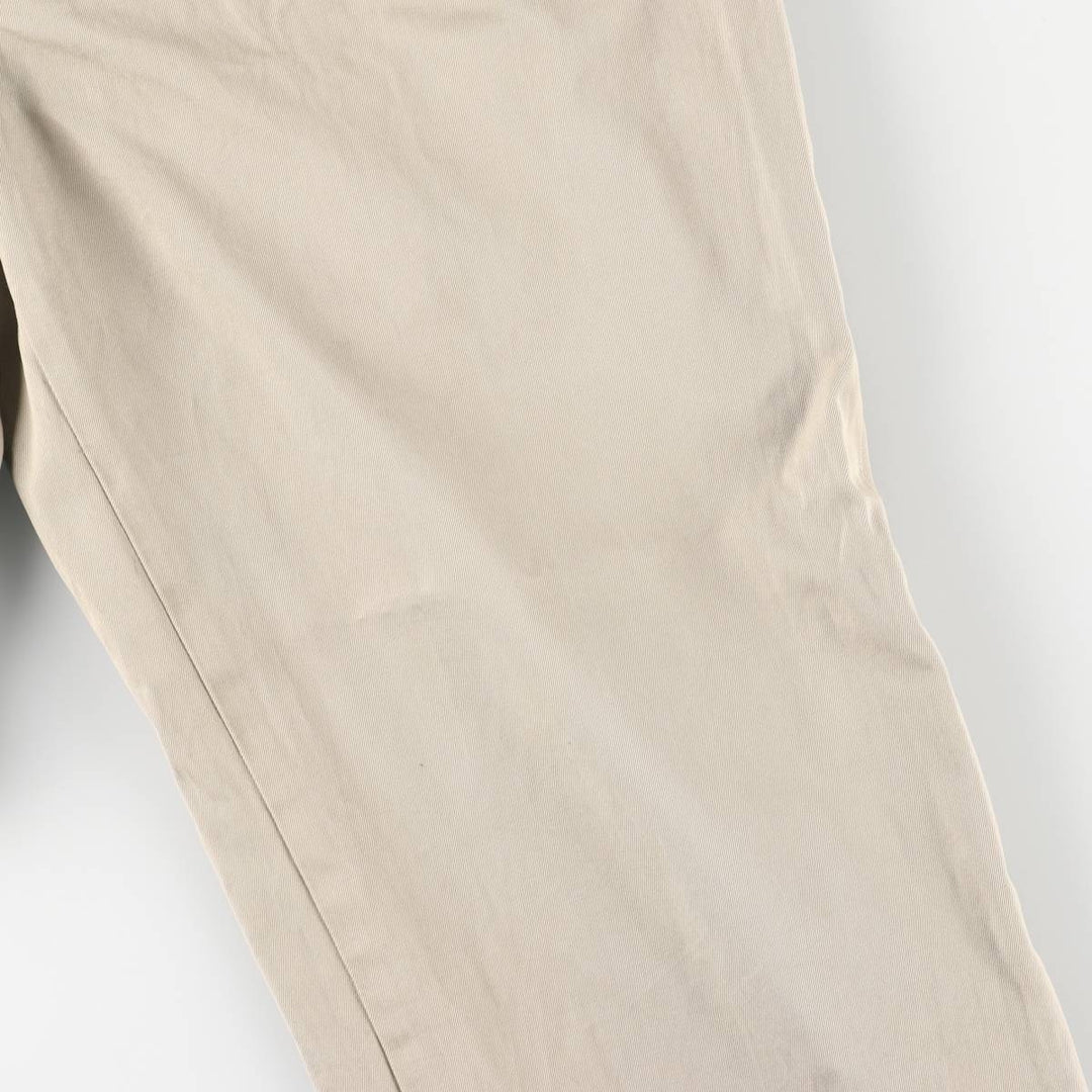 Ralph Lauren POLO by Ralph Lauren Two-pleat Chino Pants for Men, W34 equivalent cotton Beige type Vintage Second Hand