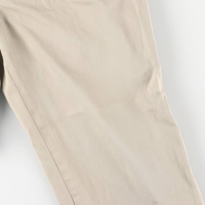 Ralph Lauren POLO by Ralph Lauren Two-pleat Chino Pants for Men, W34 equivalent cotton Beige type Vintage Second Hand