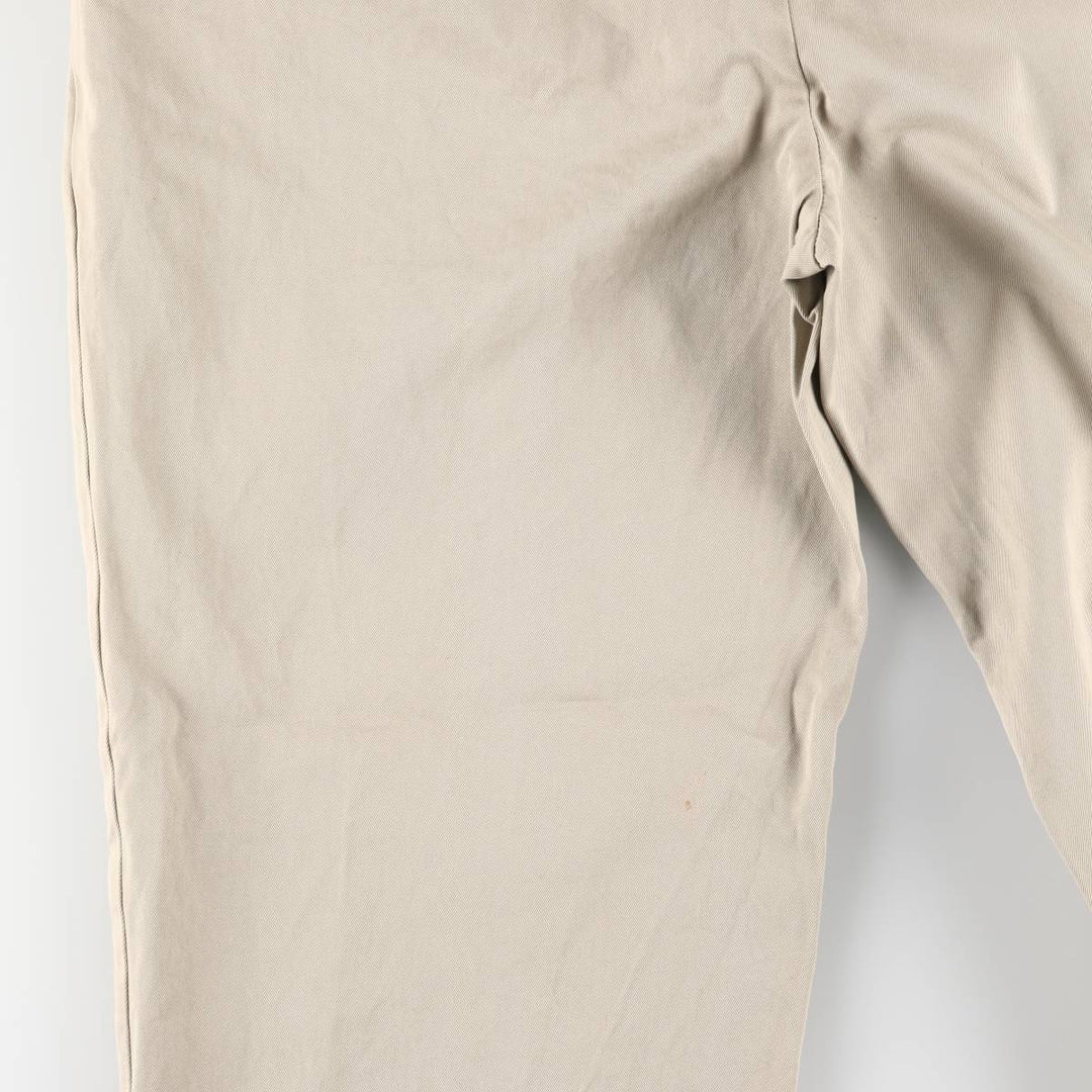 Ralph Lauren POLO by Ralph Lauren Two-pleat Chino Pants for Men, W34 equivalent cotton Beige type Vintage Second Hand