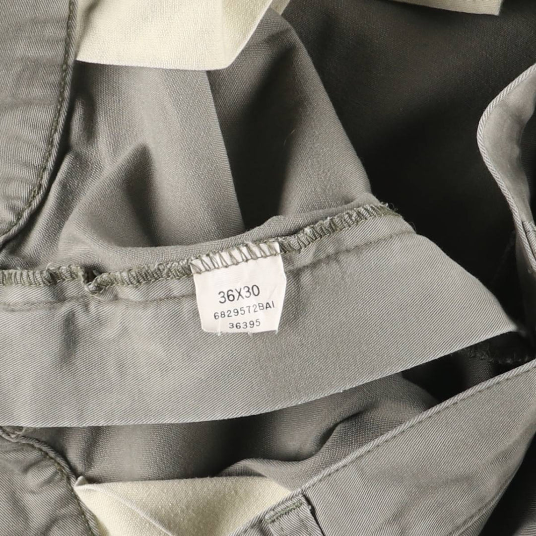 Ralph Lauren POLO by Ralph Lauren Two-pleat Chino Pants for Men, W35 cotton Khaki type sage green Vintage Second Hand