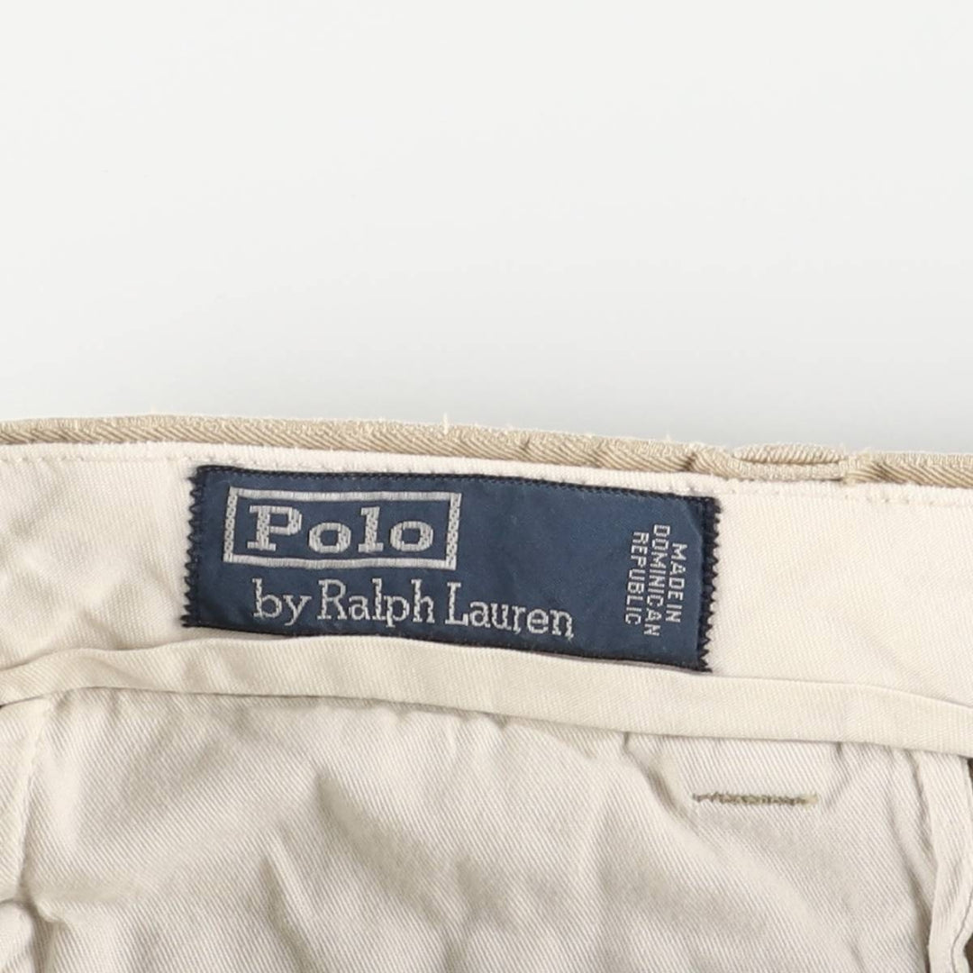 Ralph Lauren POLO by Ralph Lauren Chino Pants Men's W36 cotton beige type brown Vintage Second Hand