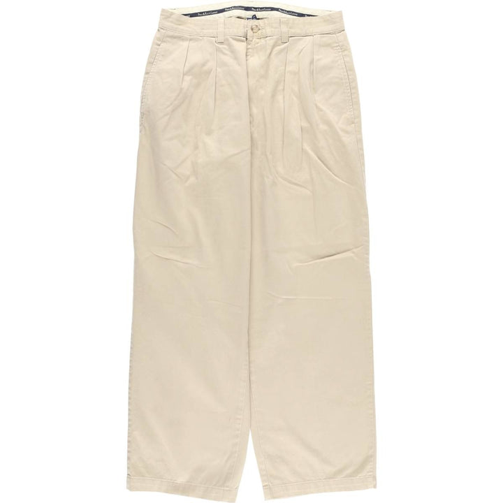 Ralph Lauren Polo Ralph Lauren Two-pleat Chino Pants for Men, W32 equivalent cotton Beige type Vintage Second Hand