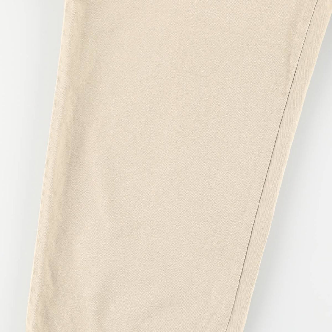 Ralph Lauren Polo Ralph Lauren Two-pleat Chino Pants for Men, W32 equivalent cotton Beige type Vintage Second Hand