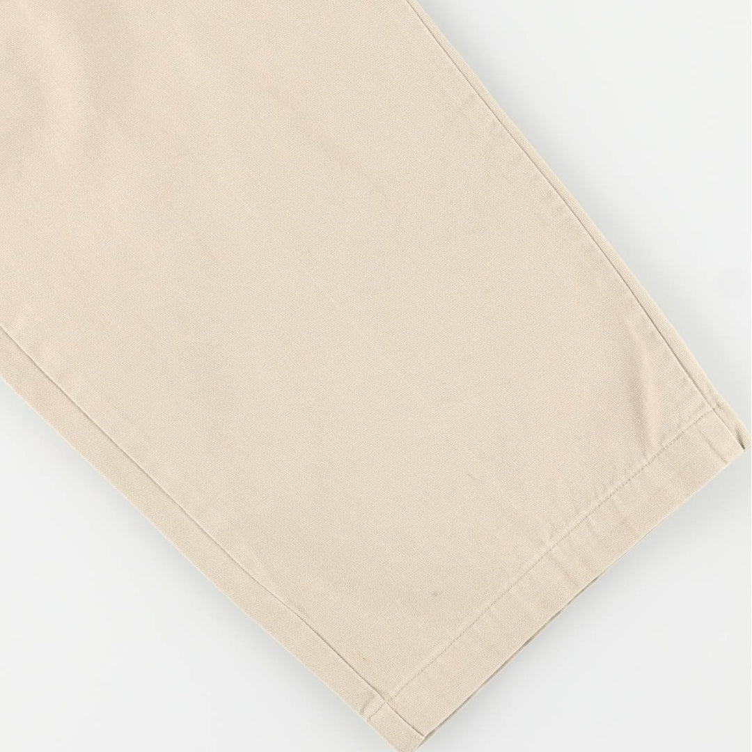 Ralph Lauren Polo Ralph Lauren Two-pleat Chino Pants for Men, W32 equivalent cotton Beige type Vintage Second Hand