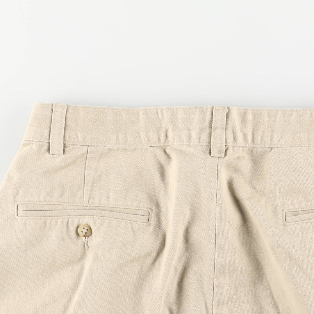 Ralph Lauren Polo Ralph Lauren Two-pleat Chino Pants for Men, W32 equivalent cotton Beige type Vintage Second Hand