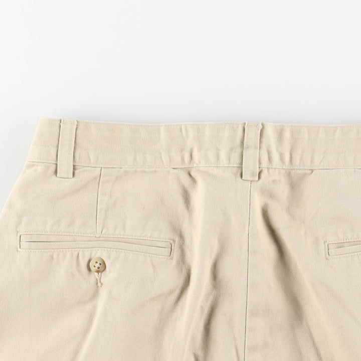 Ralph Lauren Polo Ralph Lauren Two-pleat Chino Pants for Men, W32 equivalent cotton Beige type Vintage Second Hand