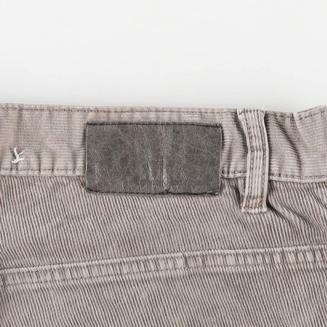 Calvin Klein Jeans corduroy pants, men's size W34 cotton gray type Vintage Second Hand