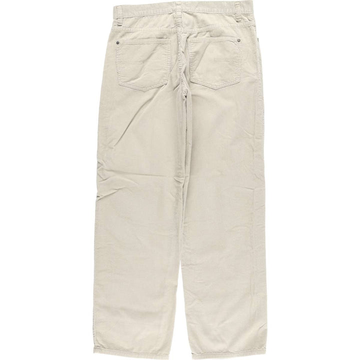 Calvin Klein Jeans Relaxed Straight Leg Corduroy Pants, Men's, Size W34 cotton Beige type Vintage Second Hand