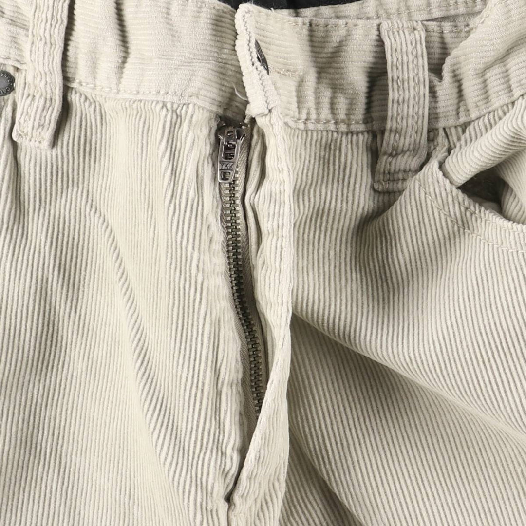 Calvin Klein Jeans Relaxed Straight Leg Corduroy Pants, Men's, Size W34 cotton Beige type Vintage Second Hand