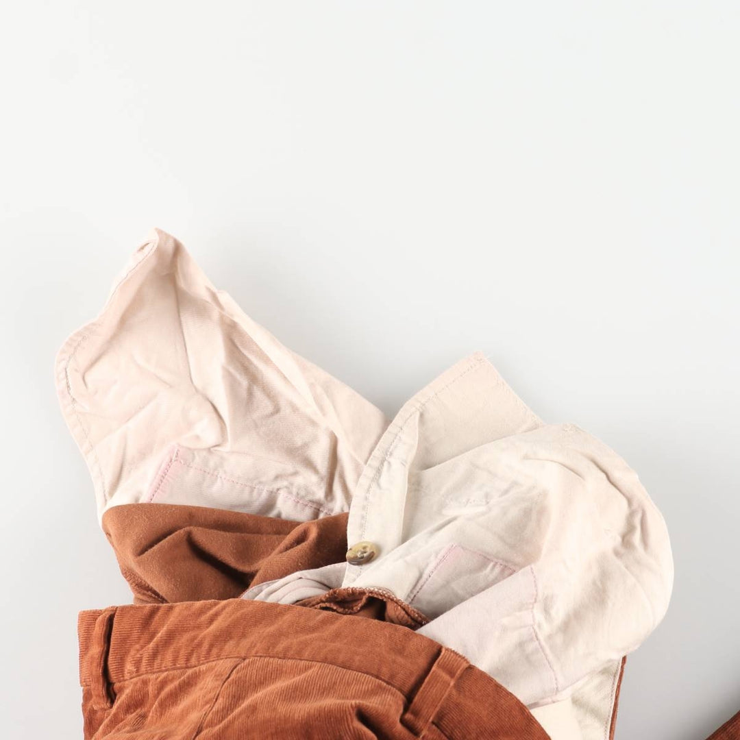 2000'S Banana Republic Stretch Corduroy Pants, Men's, Size W32 cotton red type reddish brown Vintage Second Hand