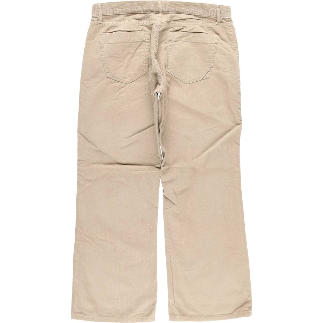 2000'S Banana Republic corduroy pants, men's size W35 cotton Beige type Vintage Second Hand
