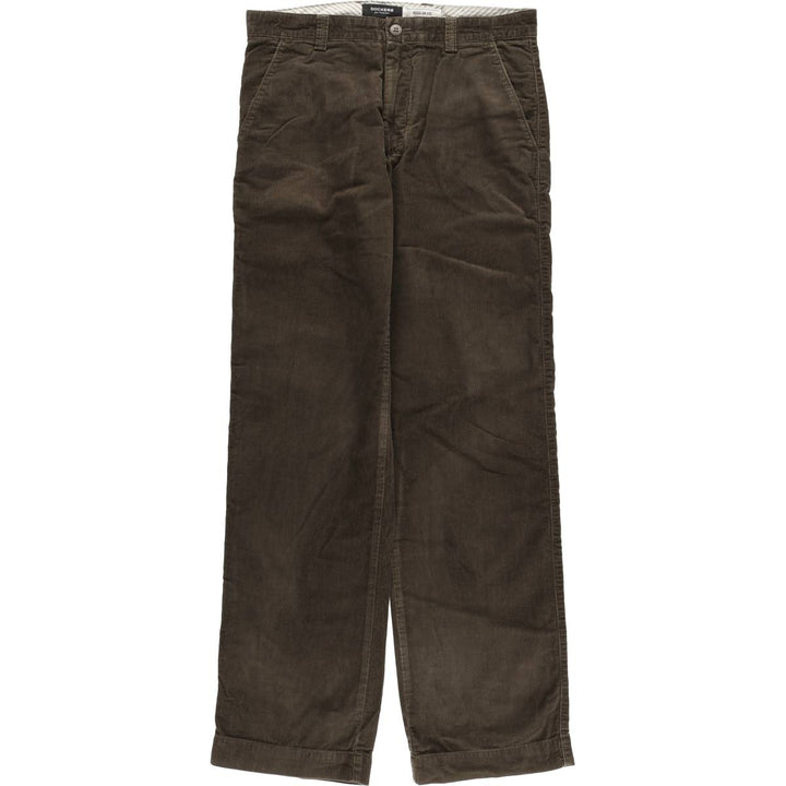 Dockers Two-pleat Corduroy Pants, Men's, Size W32 cotton brown type Vintage Second Hand