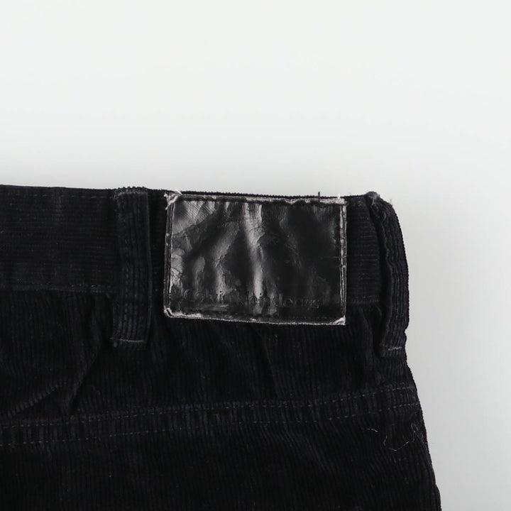 Calvin Klein Jeans Relaxed Straight Corduroy Pants, Men's, Size W35 cotton black type Vintage Second Hand